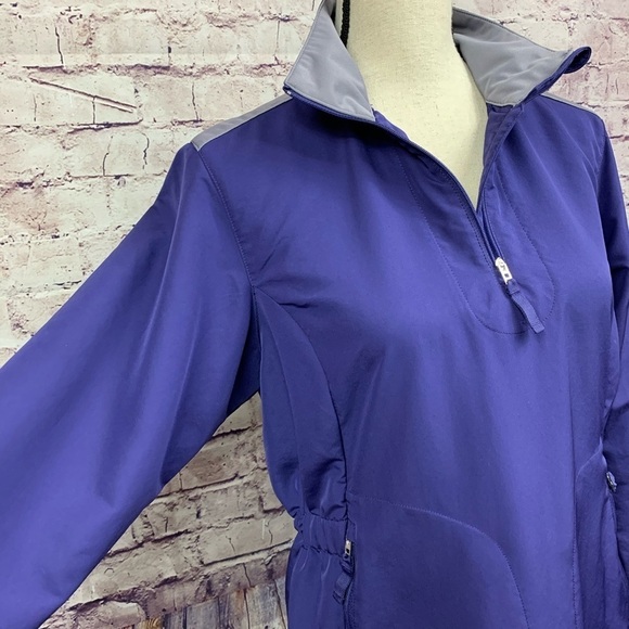 Nike Golf Purple Half Zip Pullover Long Sleeve Jacket - Picture 3 of 8